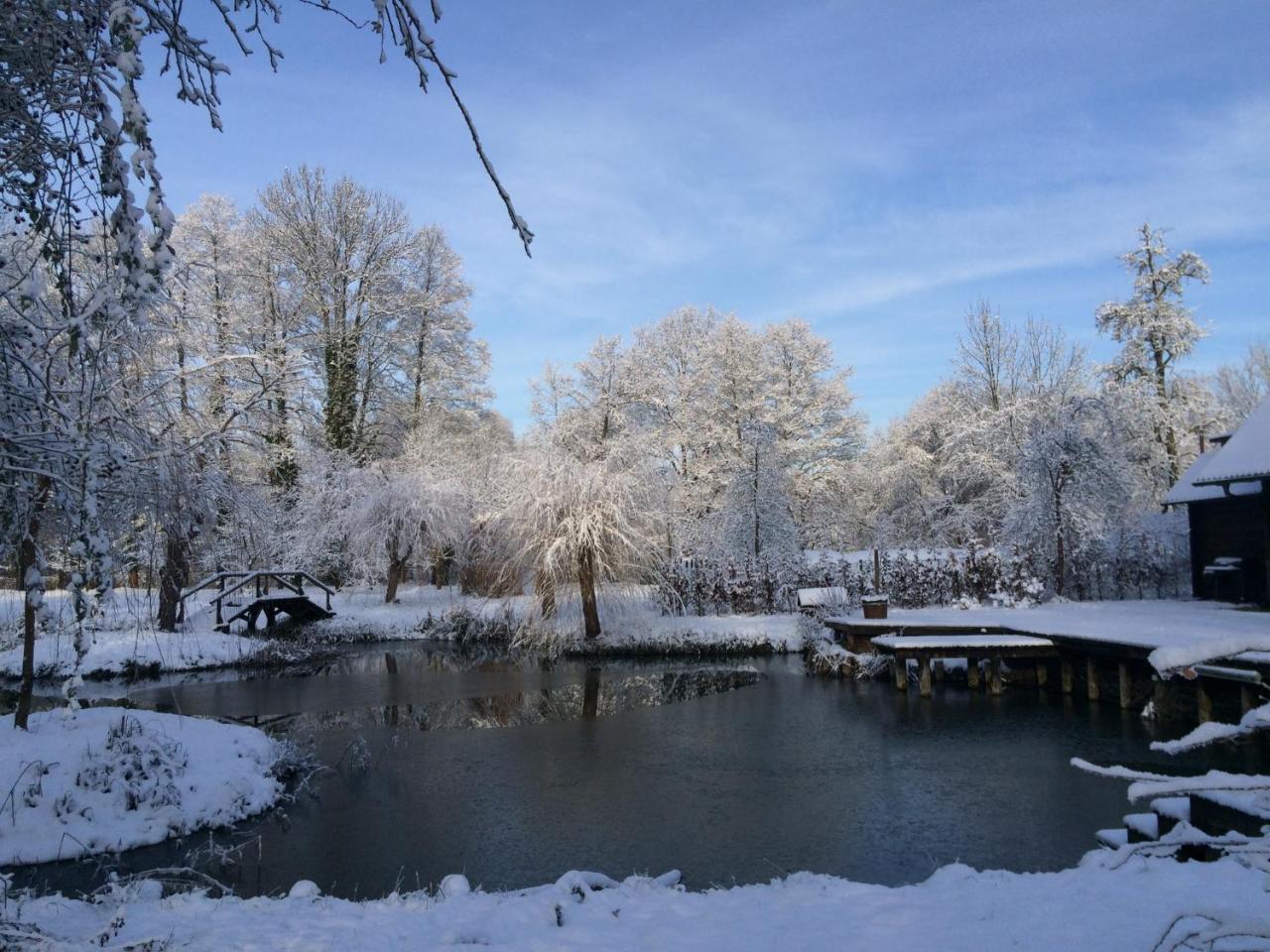Ferienwohnungen Direkt Am Wasser Burg  Esterno foto